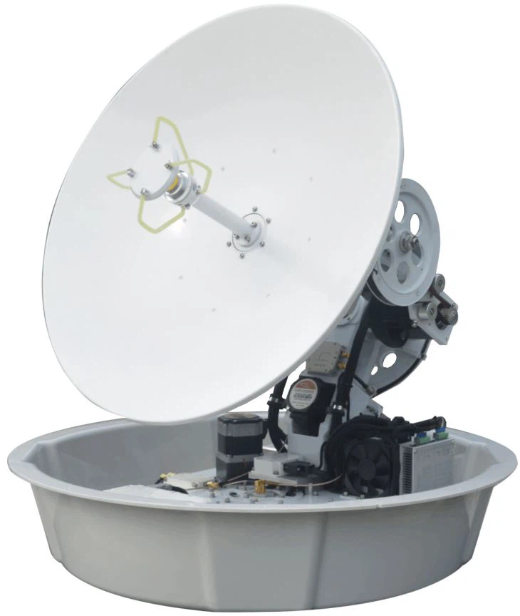 0,6 m Ku frekvenču joslas kuģis{1}}Borne SOTM antena